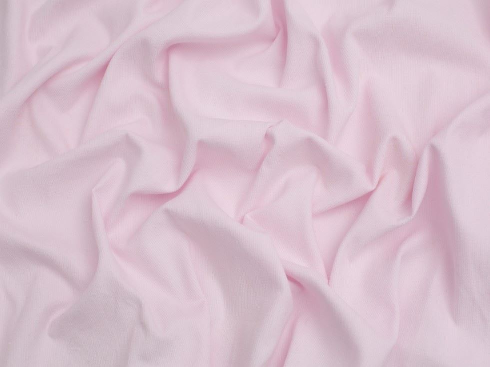 Minerva Core Range 21 Wale Cotton Babycord Fabric Light Pink
 