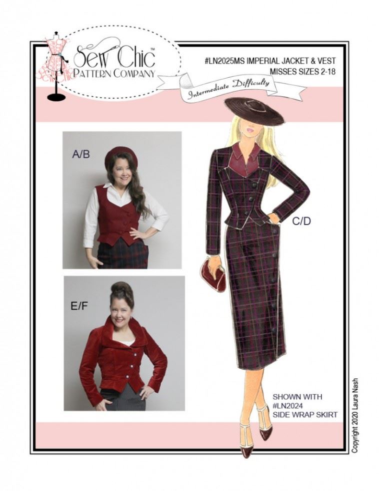 Sew Chic Paper Sewing Pattern Imperial Jacket
 