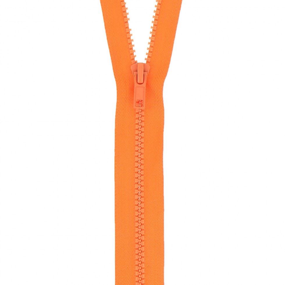 Milward Chunky Open End Zips Orange