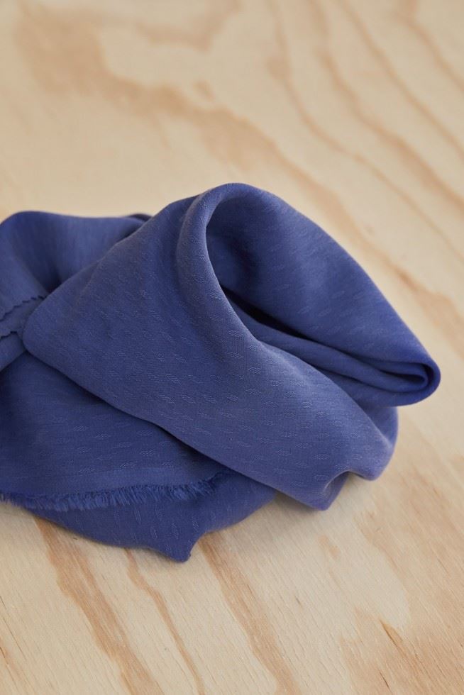 Meet Milk Lapis Tencel Lyocell Diamond Jacquard Crepe Fabric