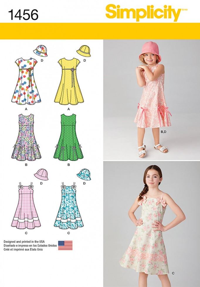 Minerva Sewing Pattern 1456 Simplicity Simplicity-1456-Hh