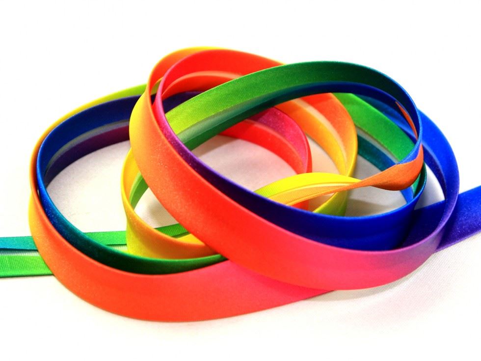 Prym Multicoloured Rainbow Bias Binding Tape
