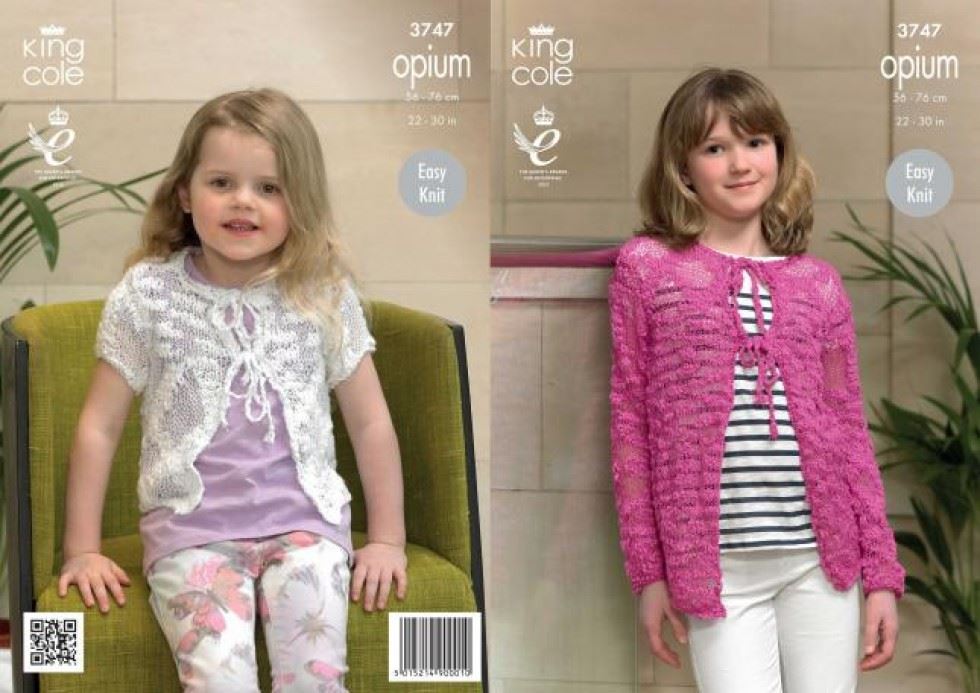 King Cole Opium Knitting Pattern 3747