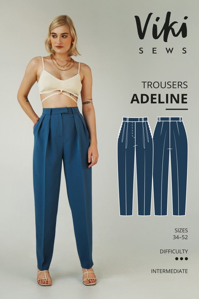 Vikisews Sewing Pattern Adeline Trousers
