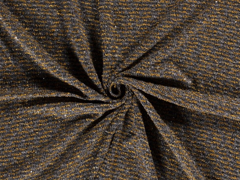 Woven Tweed Coating Fabric Ochre