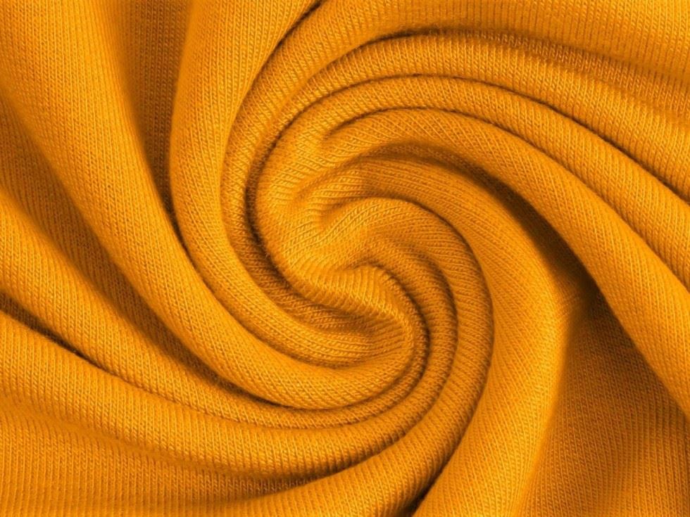 Ochre Modal Jersey Stretch Knit Fabric