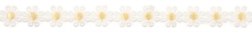 Essential Trimmings Yellow Flower Guipure Lace Trim (Value Roll)