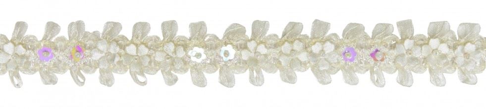 Simplicity Ivory Floral Braid Trim