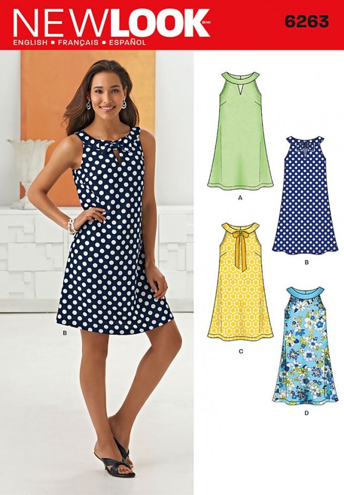 New Look Paper Sewing Pattern 6263
 