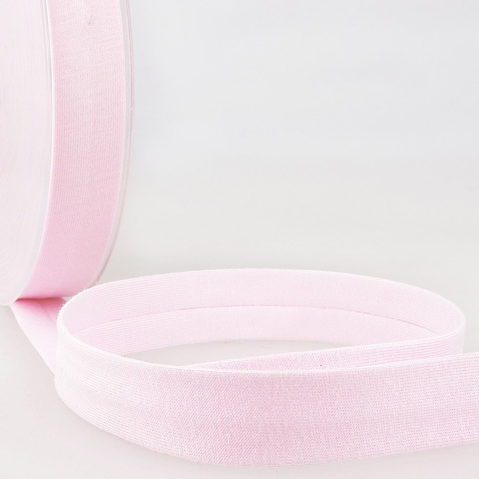 Stephanoise Cotton Jersey Bias Binding Tape Light Pink
 