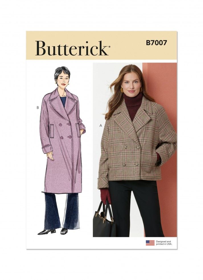 Minerva Sewing Pattern 7007 Butterick Butterick-7007-K5
