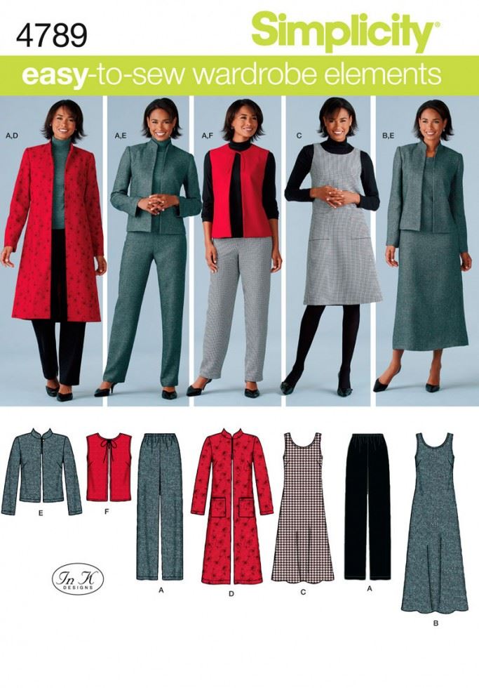 Simplicity Paper Sewing Pattern 4789
 