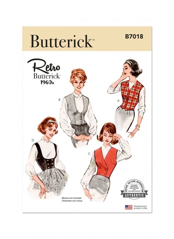 Minerva Sewing Pattern 7018 Butterick Butterick-7018-H5