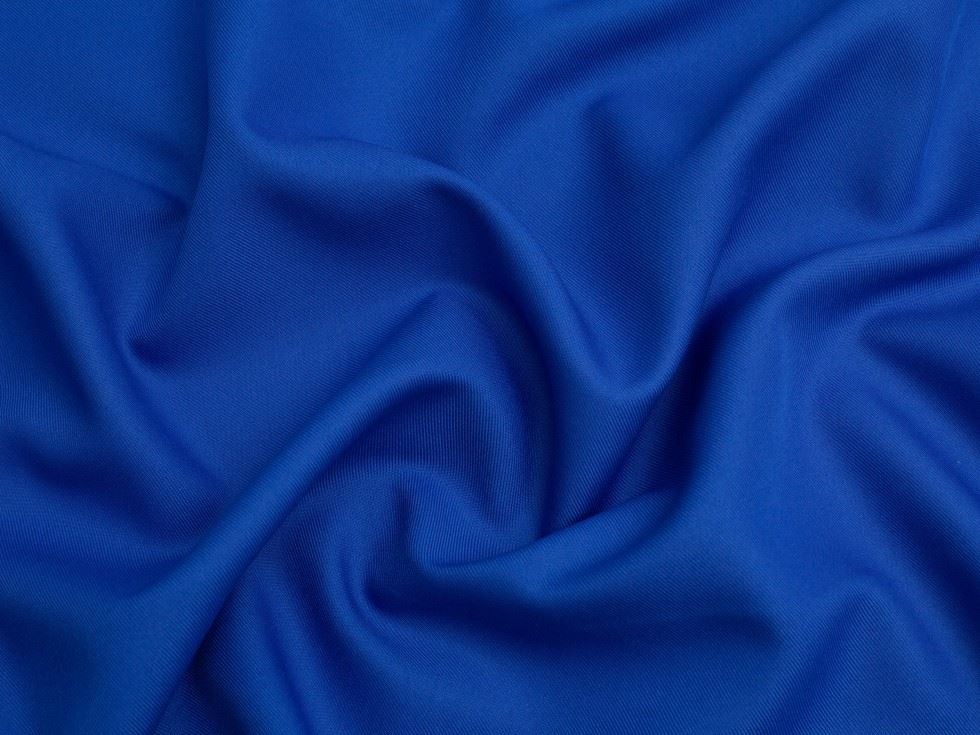 Minerva Core Range Light Polyester Twill Suiting Fabric Royal Blue
 