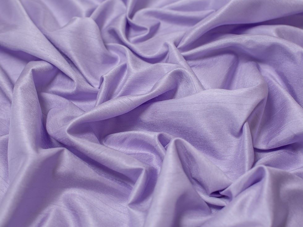 Satin Back Dupion Fabric Lilac
 