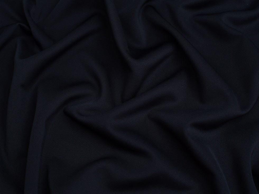 Minerva Core Range Heavy Scuba Stretch Knit Fabric Navy Blue