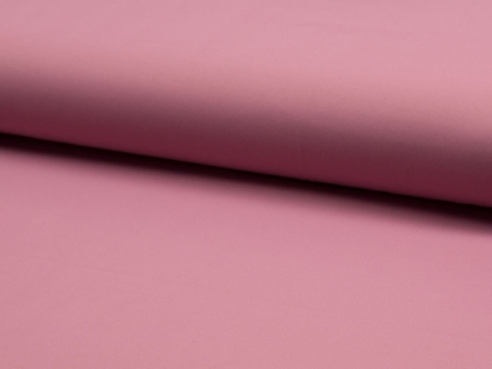 Old Rose Pink Deadstock Stretch Woven Soft Shell Coating Fabric