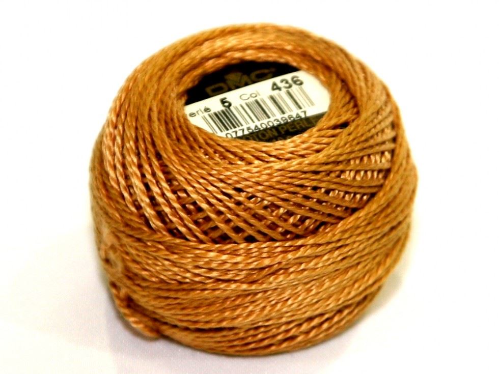 Dmc Size 5 Cotton Perle Thread 436