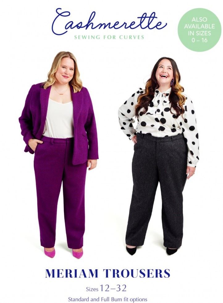Cashmerette Paper Sewing Pattern Meriam Trousers
 
