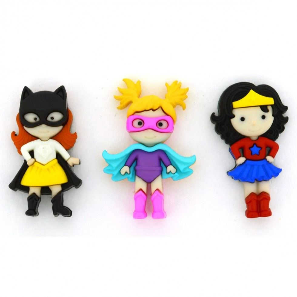 Dress It Up Girls Power Buttons