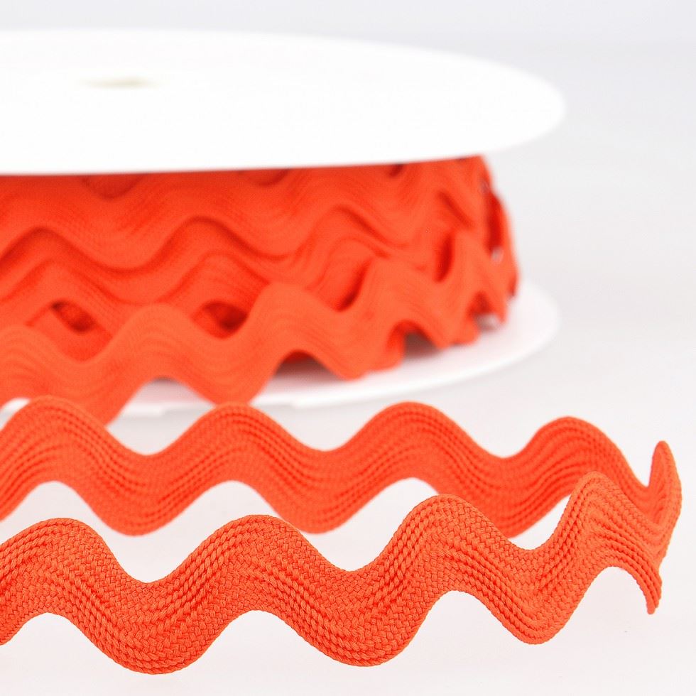 Stephanoise Ric Rac Trim Orange