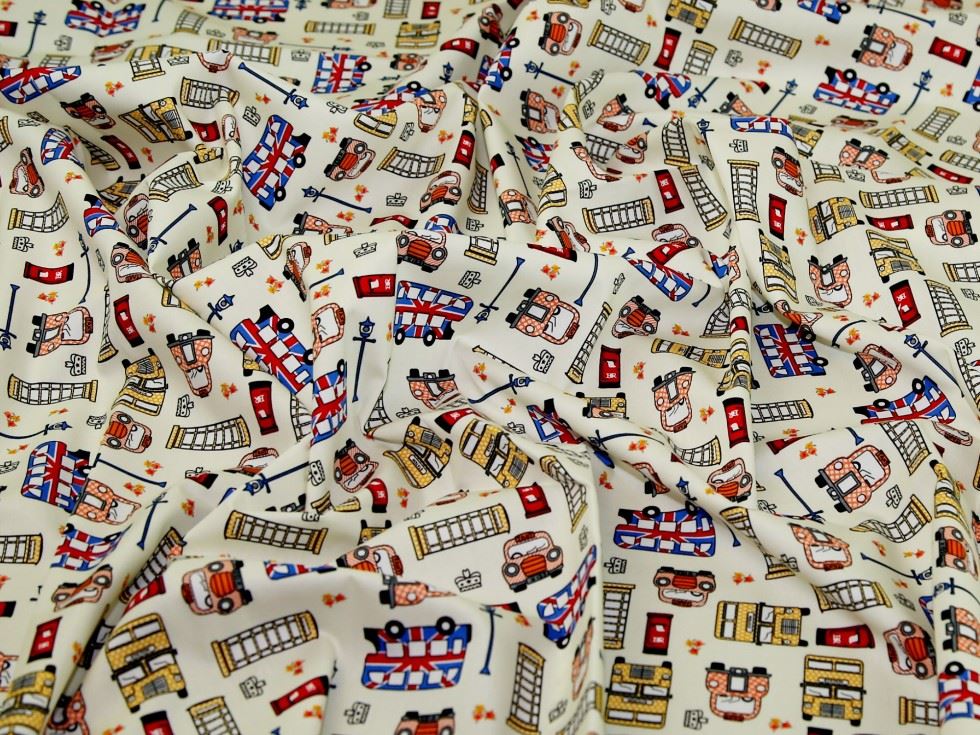 Cream Deadstock 100% Cotton Poplin Fabric