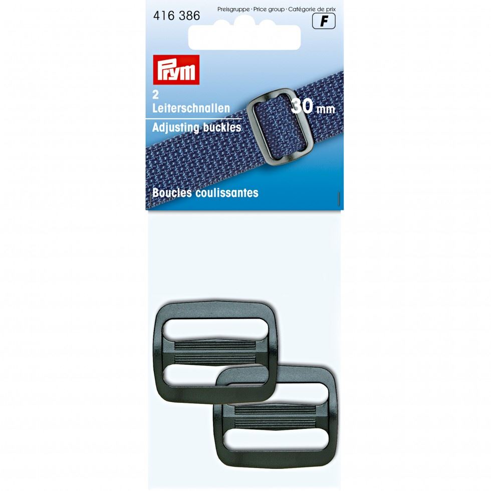 Prym Black Plastic Adjusting Buckles