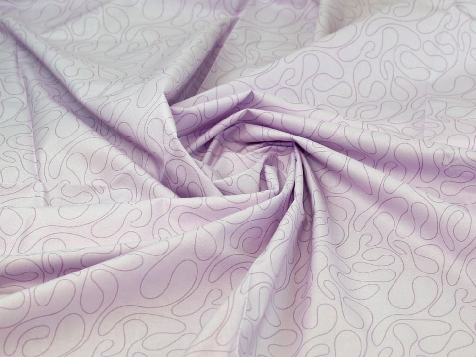 Lilac Deadstock 100% Cotton Fabric