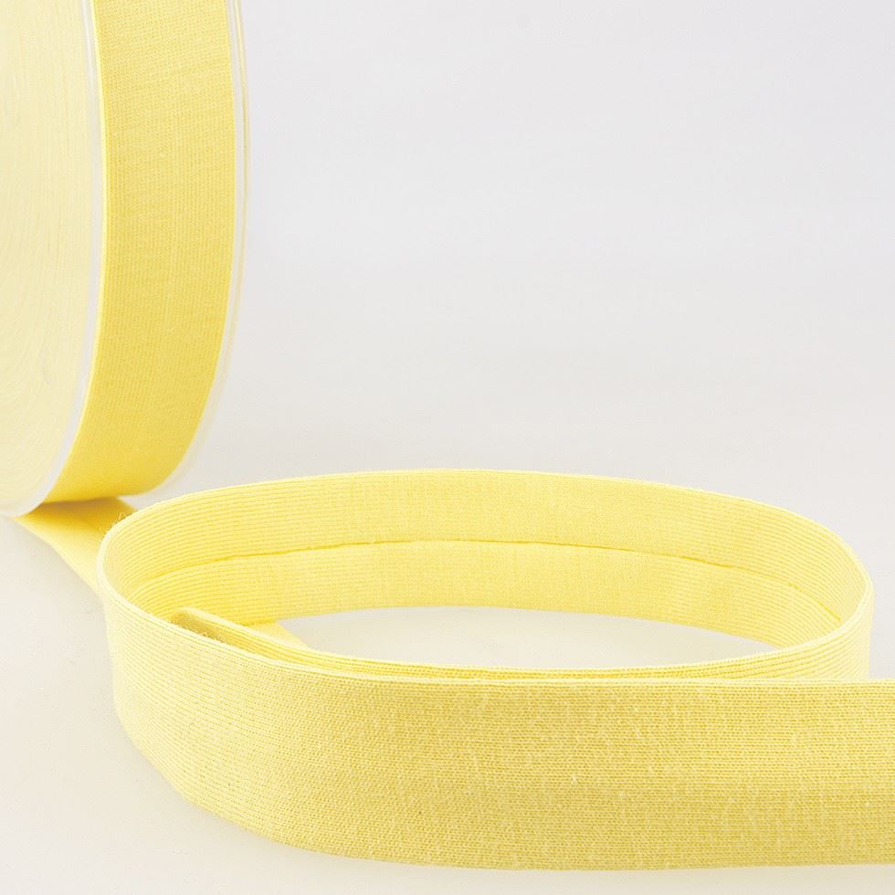 Stephanoise Cotton Jersey Bias Binding Tape Lemon
 
