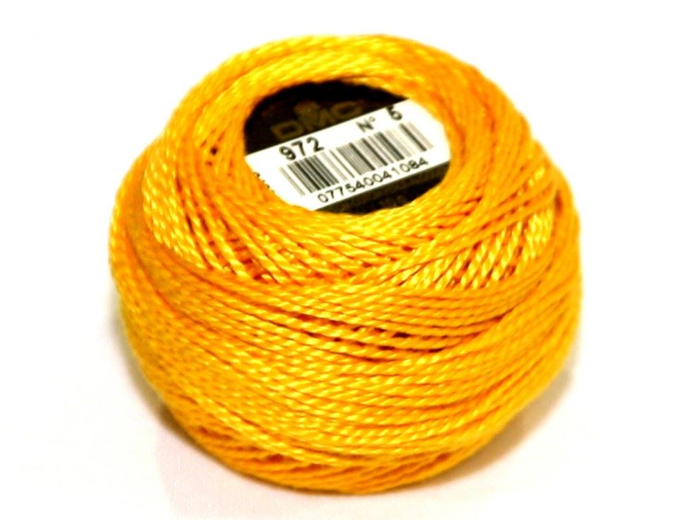 Dmc Size 5 Cotton Perle Thread 972