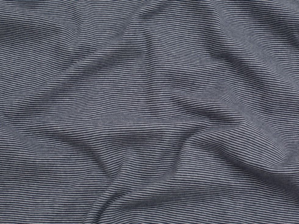 Minerva Core Range Tubular Ribbing Stretch Knit Fabric Navy Blue-image