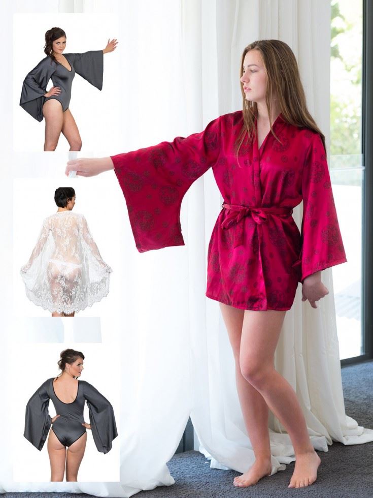 Booby Traps Paper Sewing Pattern Juliette Robe & Romper
 