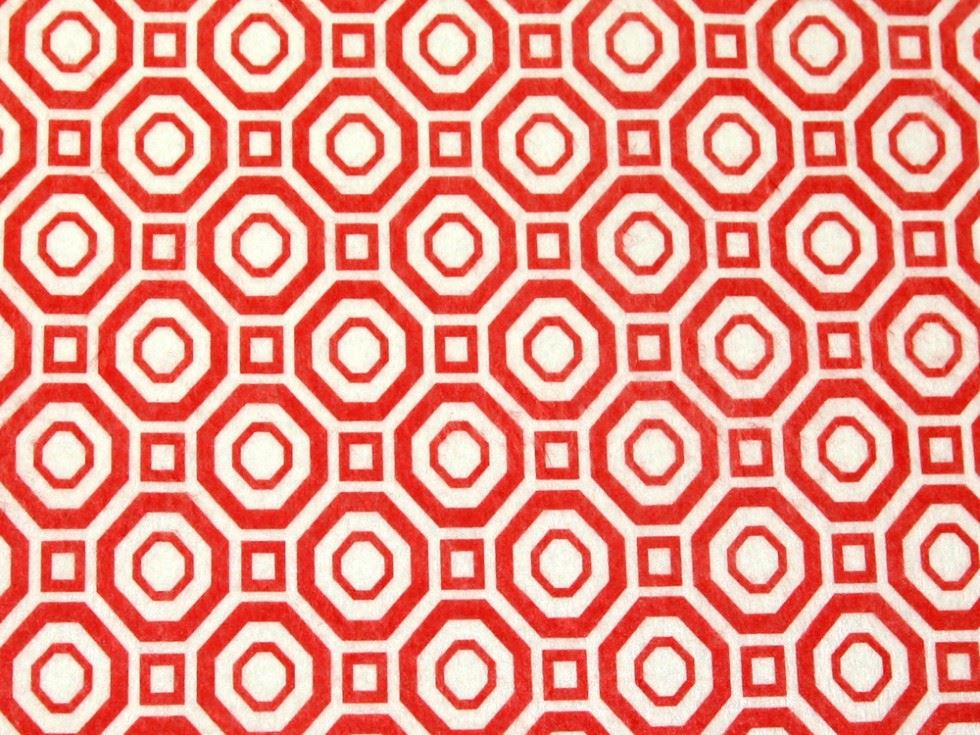Camelot Fabrics Red Stiff Felt Fabric