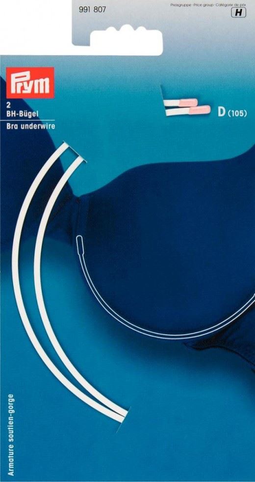 Minerva Bra Underwires Steel/Nylon Prym 991807
