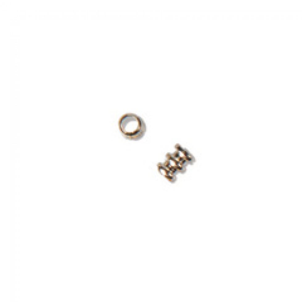 Trimits Silver Tube Spacer Findings (Value Pack Of 5)