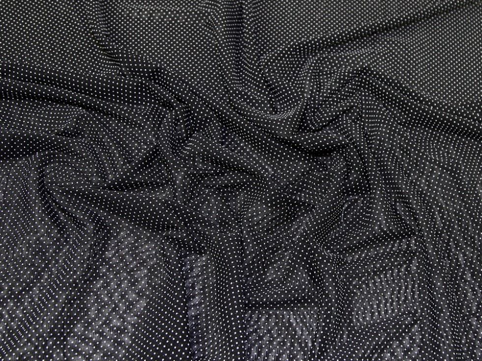 Lady Mcelroy Black Stretch Mesh Fabric