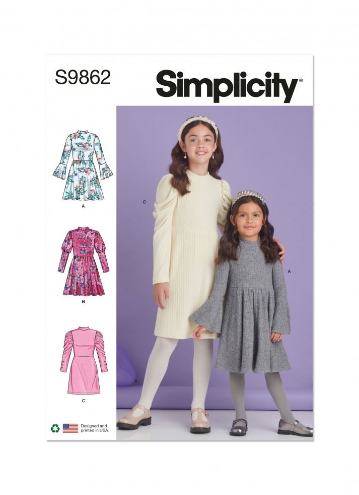 Simplicity Paper Sewing Pattern 9862
 