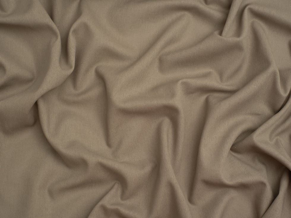 Minerva Core Range Soft Viscose Linen Blend Fabric Taupe