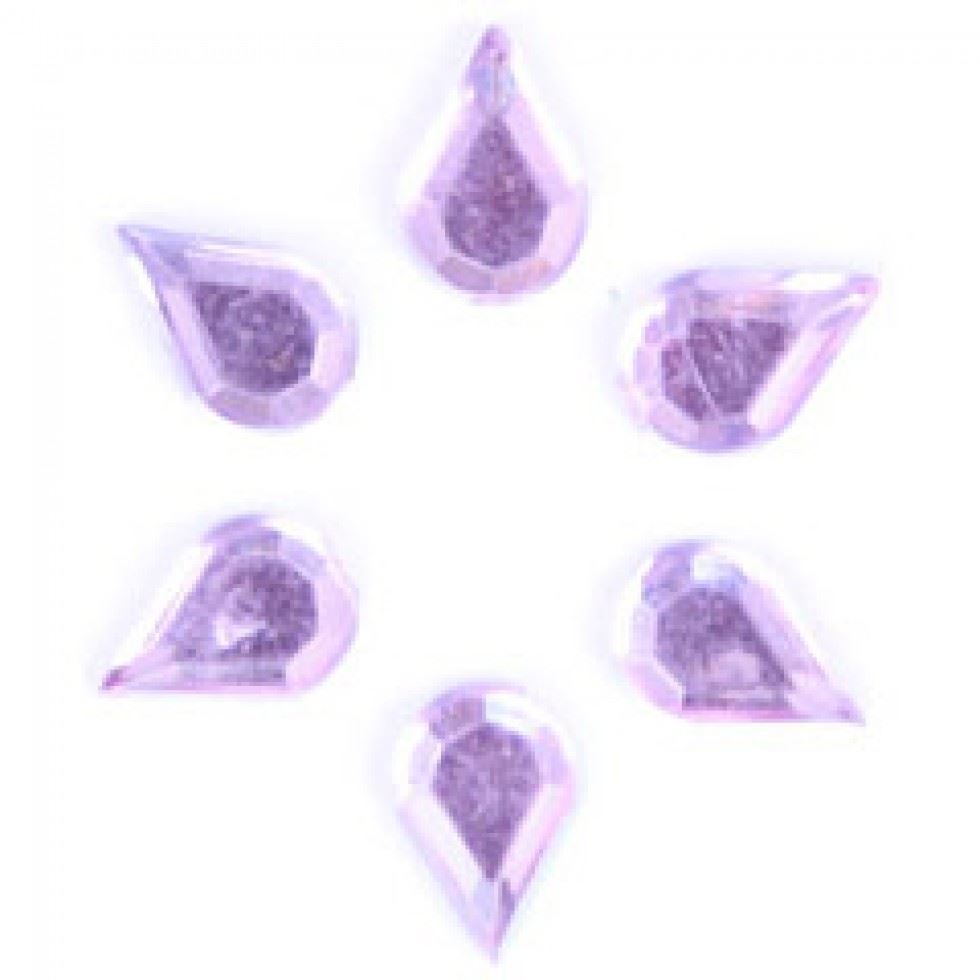 Trimits Teardrop Stick On Diamantes Pink
 