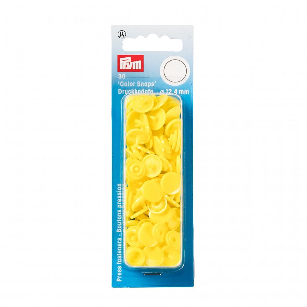 Prym Color Snaps Druckknöpfe Hellgelb
