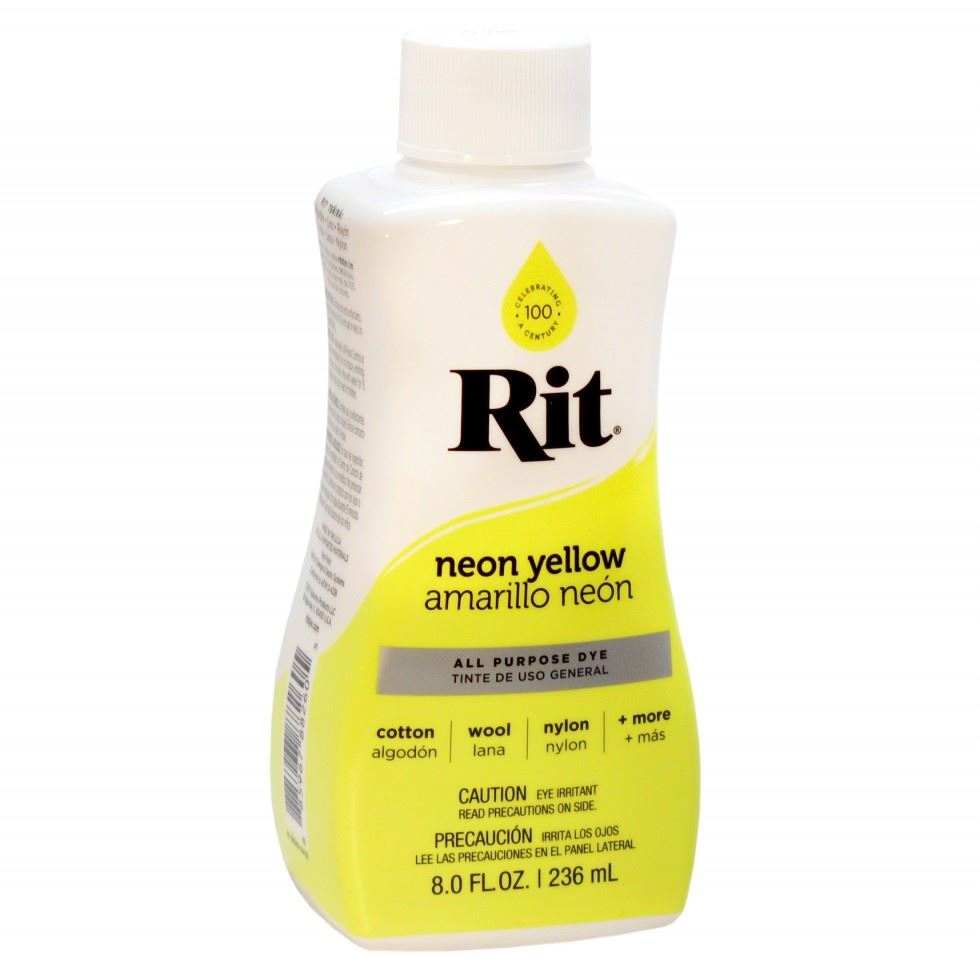 Rit Neon Yellow Liquid Fabric Dye