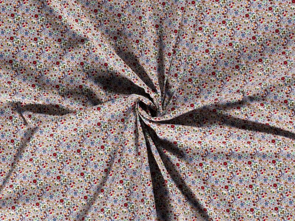 100% Cotton Poplin Fabric Grey
 