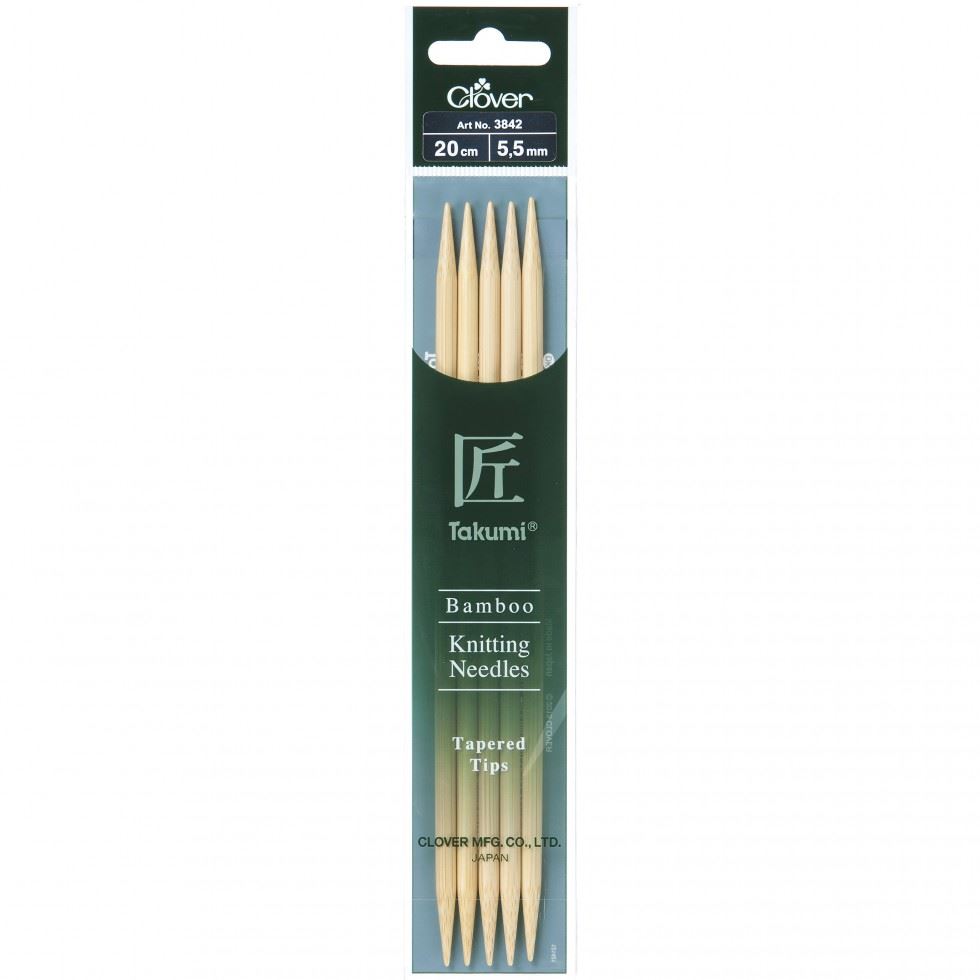 Clover Bamboo Double Point Needles