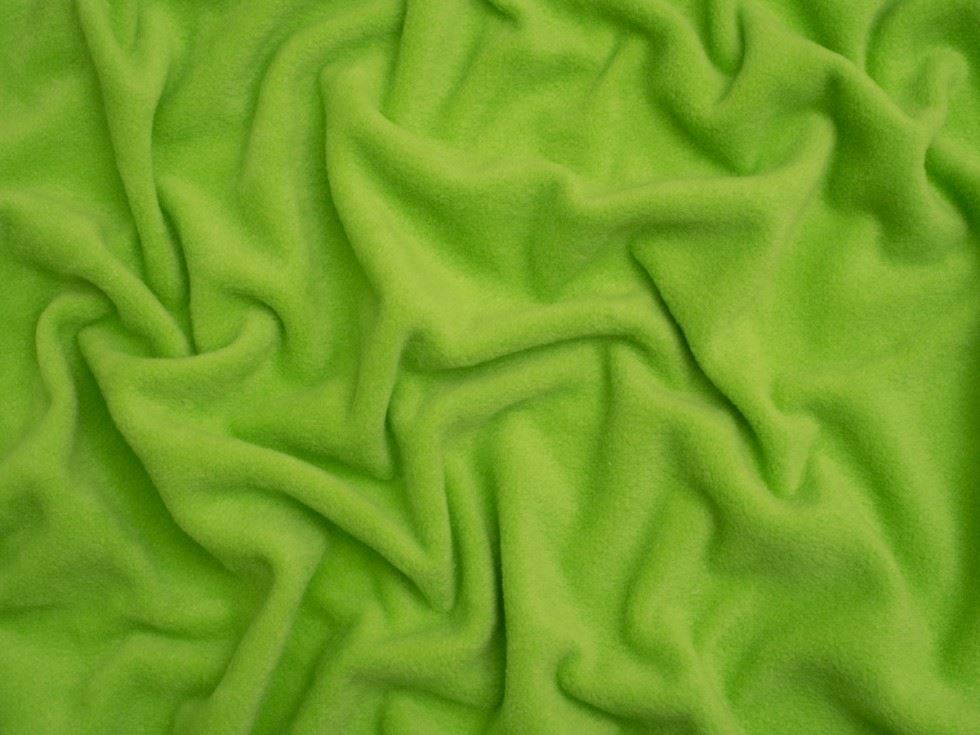 Minerva Core Range Lime Green Polar Fleece Fabric