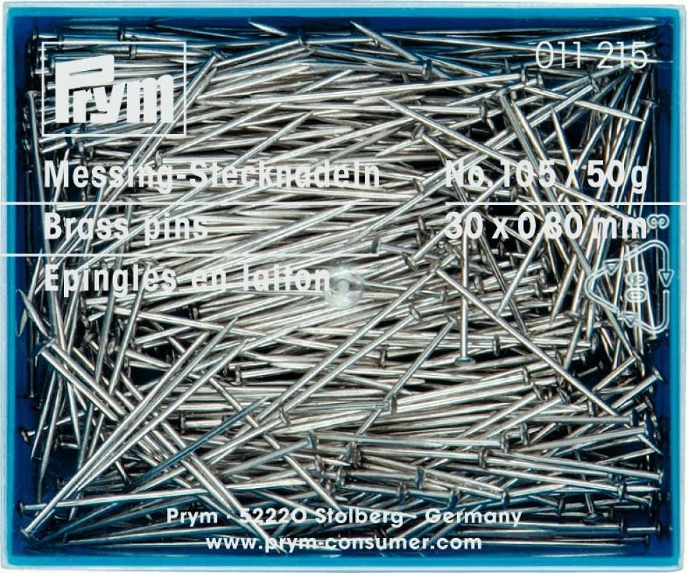 Prym Straight Pins Gold
 