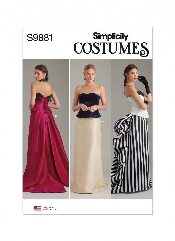 Simplicity Paper Sewing Pattern 9881
 