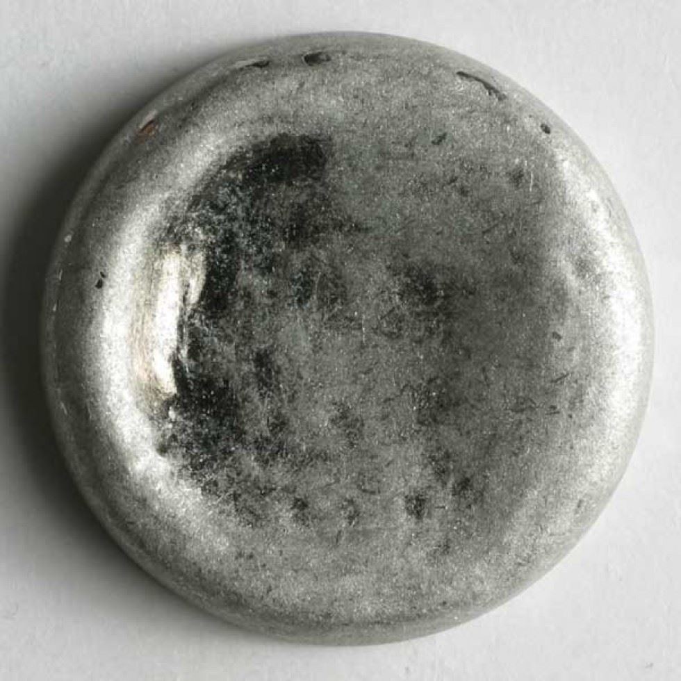 Dill Silver Round Metal Buttons (Value Pack)