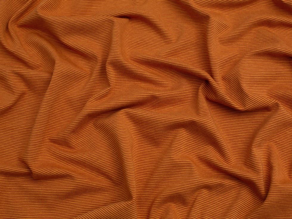 Rust Cotton Jersey Stretch Knit Fabric