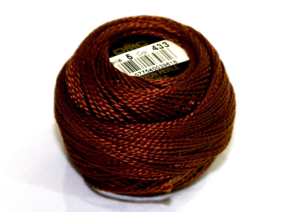 Dmc 433 Size 5 Cotton Perle Thread