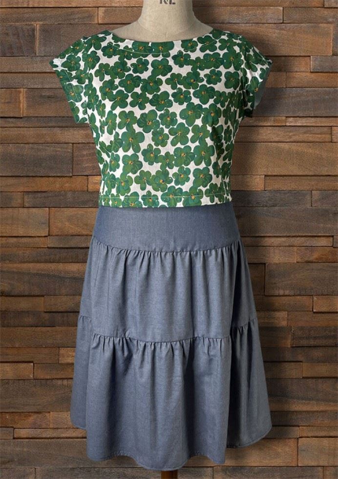 Sussex Seamstress Paper Sewing Pattern Lewes Skirt
 